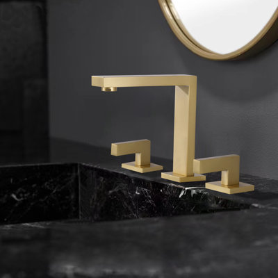 Robinet de salle de bain à large entraxe