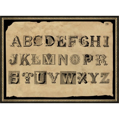 Vintage Alphabet Vintage Alphabet 4