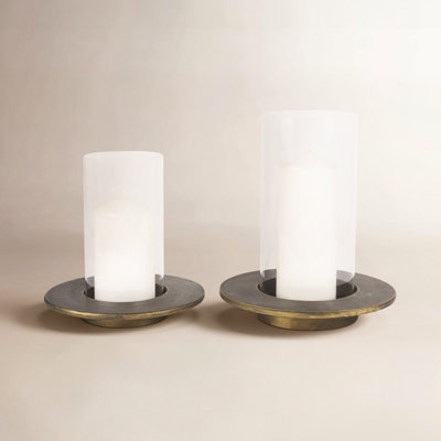 Metal Hurricane Candle Holder