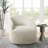 Bonn 30" Wide Upholstered Swivel Barrel Accent Chair, Cream-1620262953
