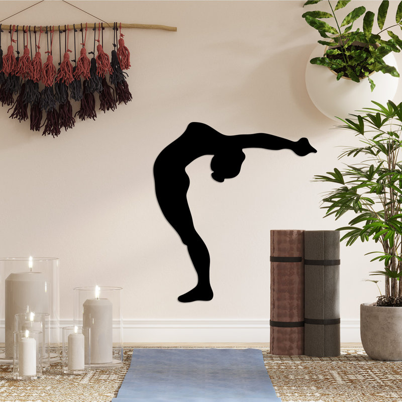 Elegant Decorative Metal Wall Accessory, Black Finish, 19.7 x 21.7 inches | 100% Metal, Thickness: 0.06 inches | Perfect for Home Decor, Living Room & Office, Stylish and Durable Design