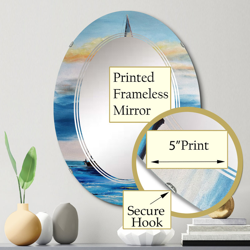 Miroir de salle de bain sans cadre, 30 po x 20 po