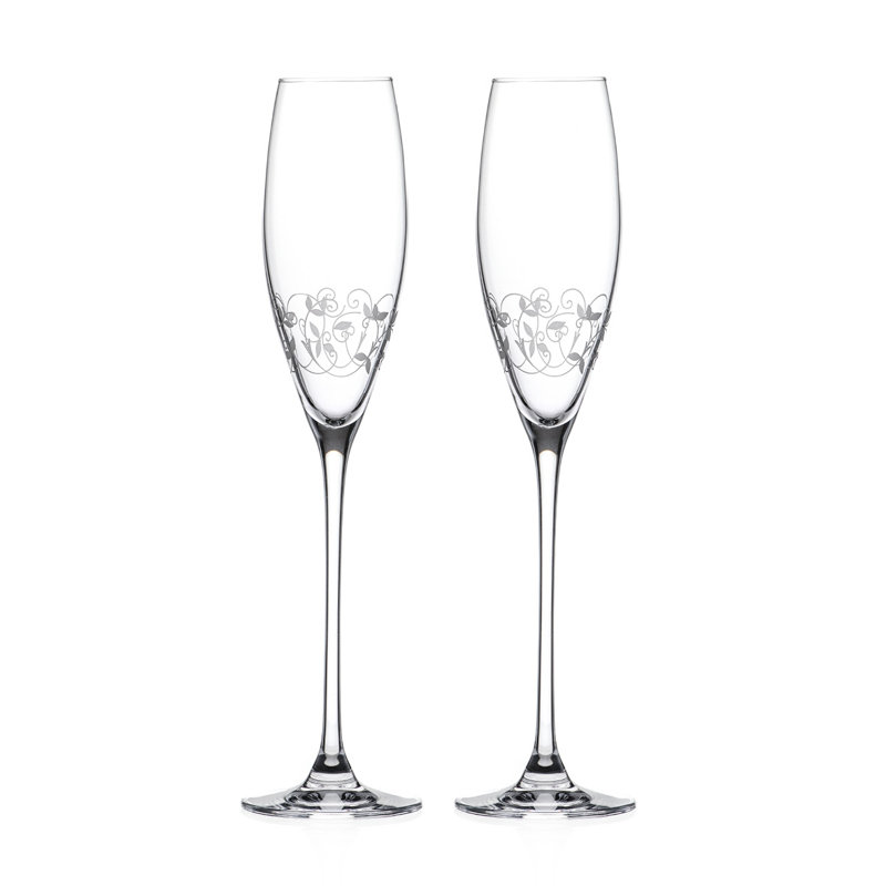 Arabesque 200ml Crystal Flute Set