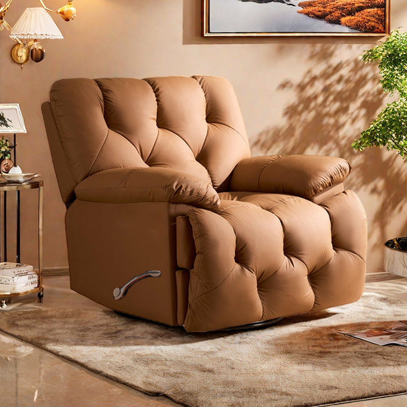 Fauteuil inclinable manuel Gerardi, Brun
