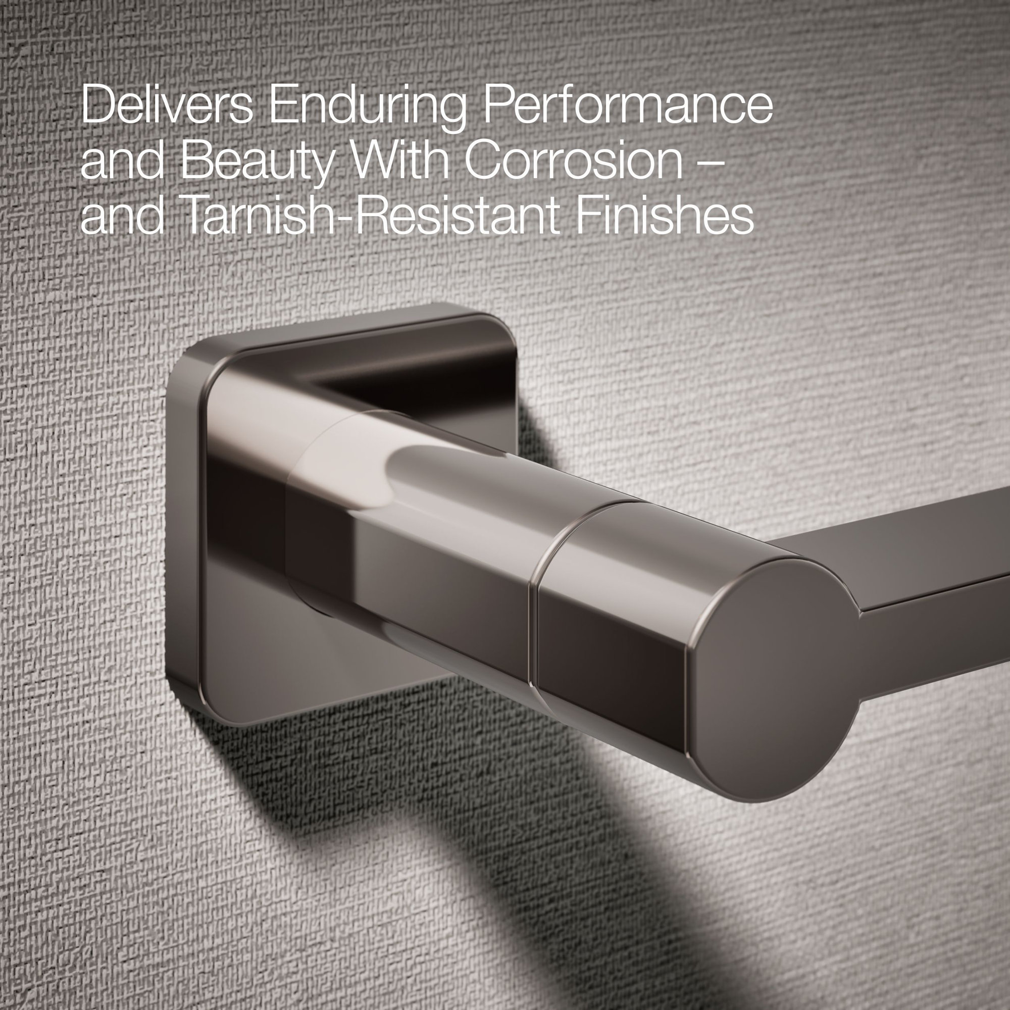 Parallel Pivoting Toilet Paper Holder, Wall-Mount Bathroom Toilet Paper Holder, Gray