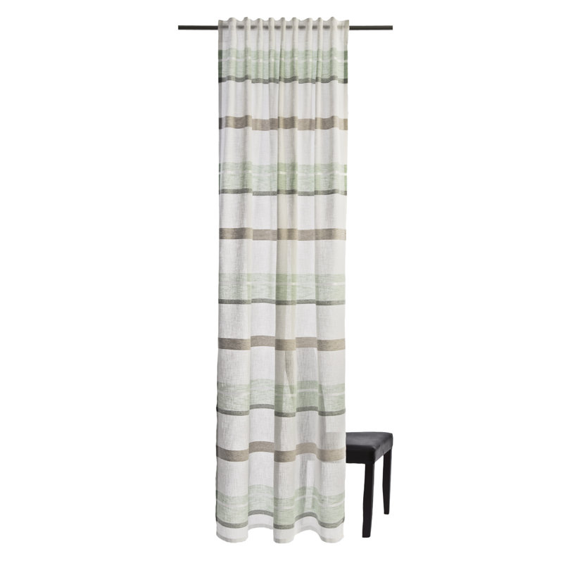 Gladeview Semi Sheer Curtain, Mint