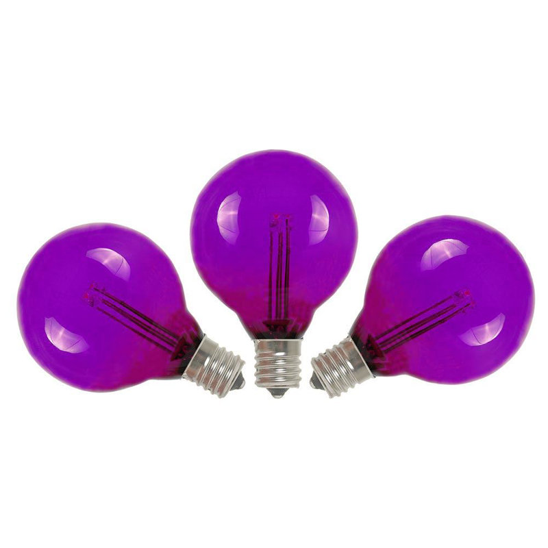 Guirlande de 25 lumières, Mauve