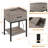 Tarocco 15.7'' W Metal Nightstand-2020380436