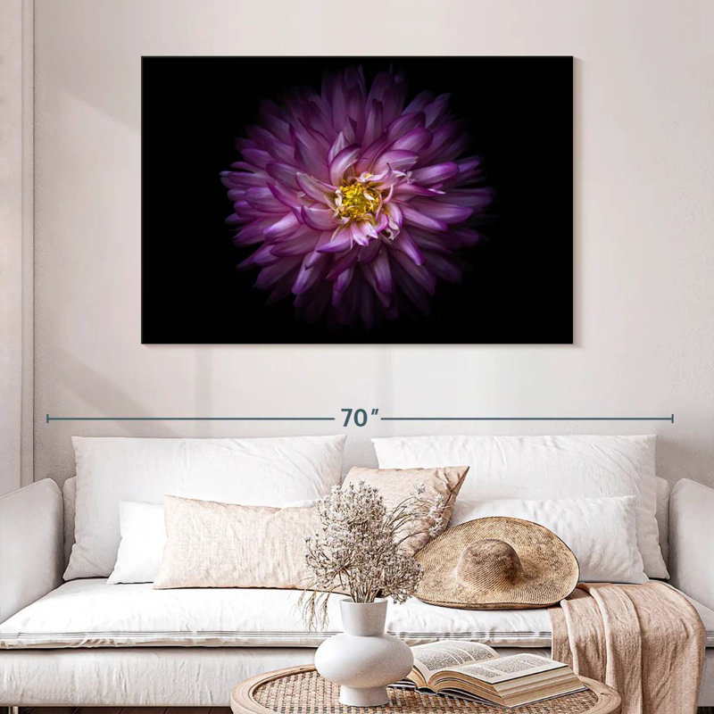 Harnek Backyard Flowers Colored V, 8" H x 12" W