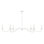 Zoyla 6-Light Chandelier in Bisque White