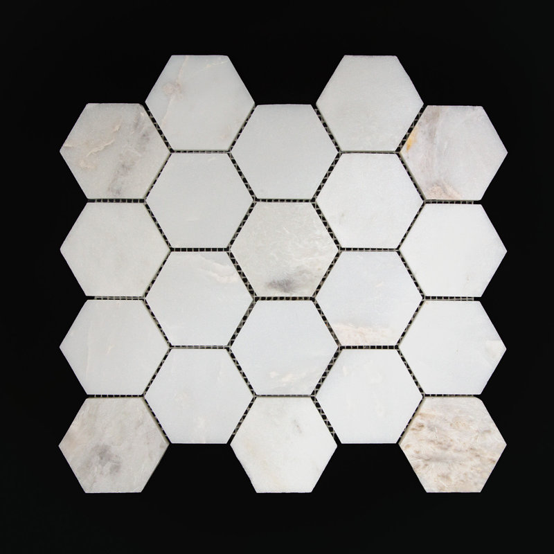 Polished Honeycomb Natural Mosaic Tile