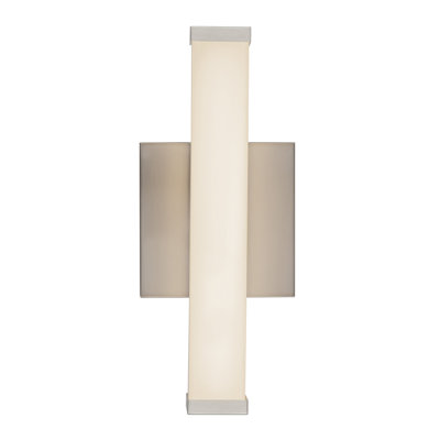 Geri 12-in Black dimmable LED Wall Sconce