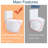 Porcelain Toilet With Efficient Dual Flush And Comfortable Seat Elongated Silent Skirted Appearance-121692448
