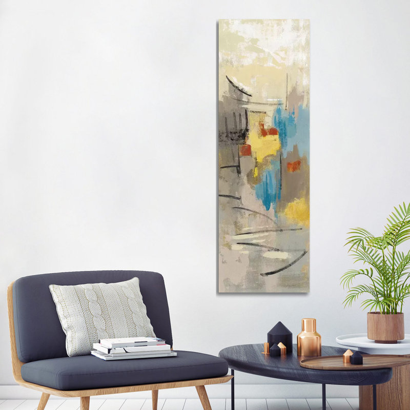«Sail Away I» par Silvia Vassileva, reproduction d'art panoramique sur toile, H 48 po x l 16 po x P 1,5 po, Toile tendue