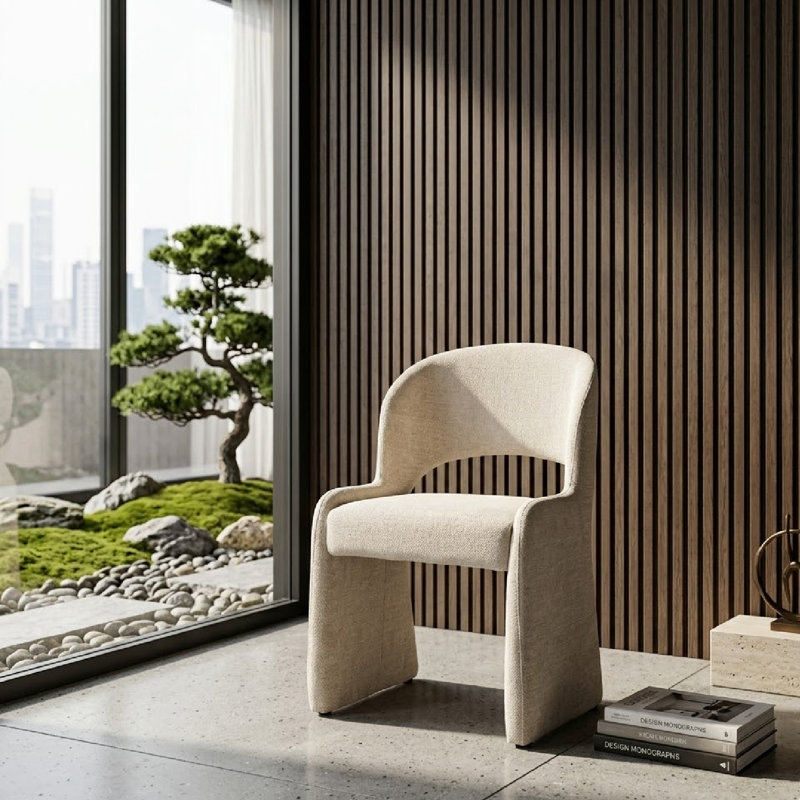 Chaise de salle à manger Odette, Beige