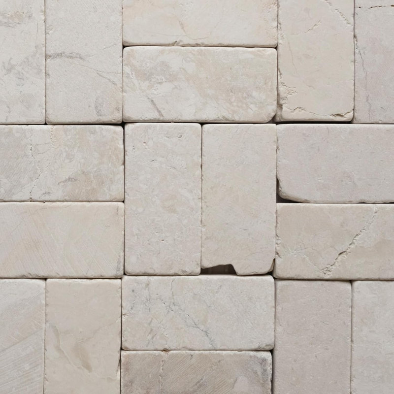 12X12 Ecru White New Antique Mosaic - Perfect For Bathroom & Kitchen