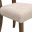 Ensemble de 2 chaises de salle à manger rembourrées avec pieds en bois d'hévéa massif, capacité de poids de 330 lb-1028715104-1028715105