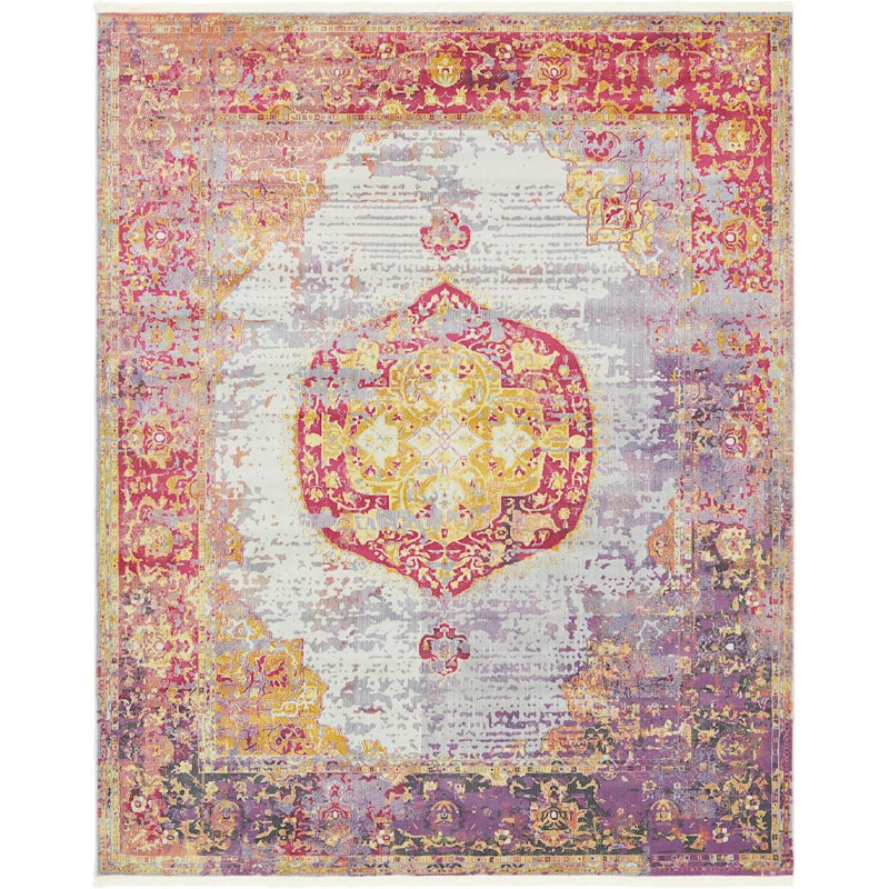 Oriental Indoor Rug, Rectangle 8'4" x 10'