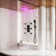 12" Flush Mounted Luxury Thermostatic Rainfall Shower System with LED and 6 Body Jets