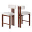 Tabouret rond de 26,5 po avec dossier bas et siège rembourré confortable pour la cuisine et la salle à manger-1109311051-1109311049