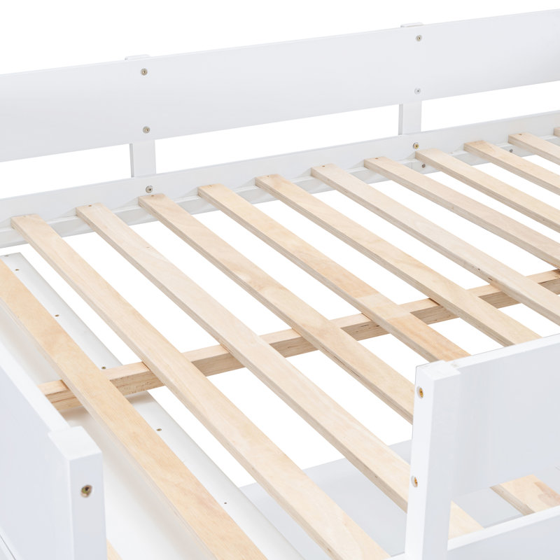 Lit mezzanine avec bureau et tablette