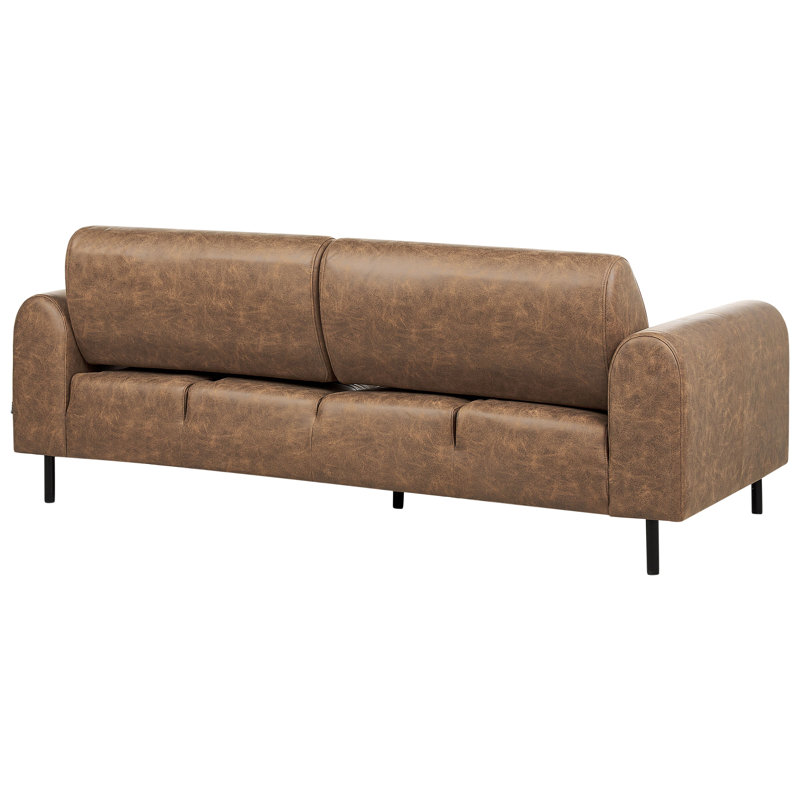 Damarc 2 - Piece Faux Leather Living Room Set, Brown