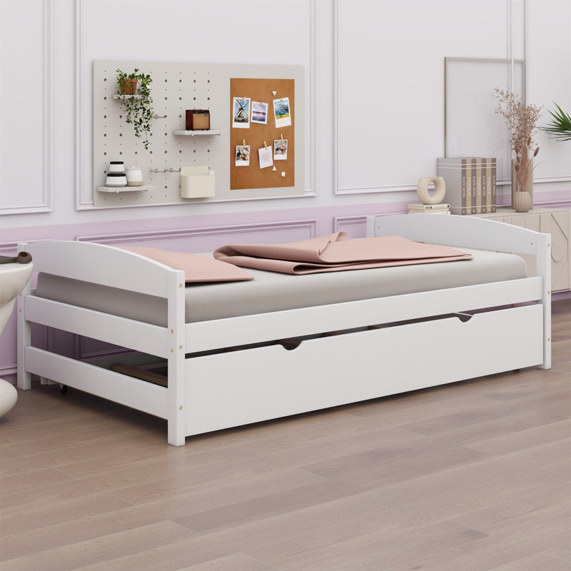 Platform Bed With Trundle