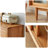 Solid wood multi-functional storage sideboard-1331777939