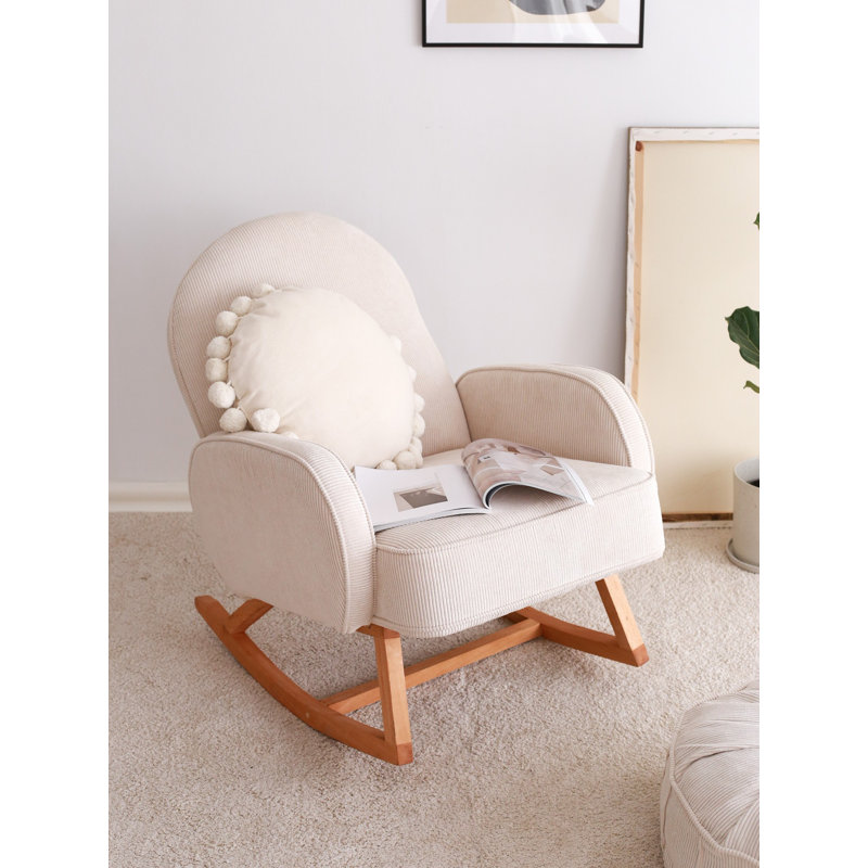 Bina Velvet Swivel Wingback Chair