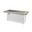 Havenwood Rectangle Smokeless Fire Pit Table with Hidden Fuel Tank-93699779-93699778