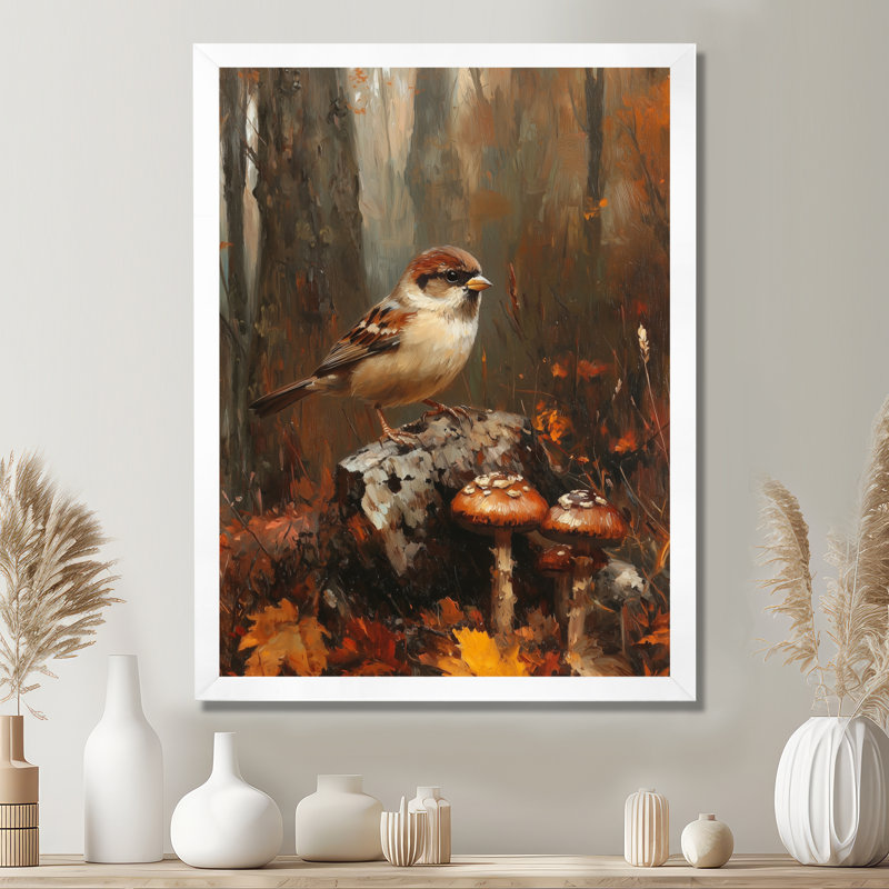 Garrettsville - Animals Canvas Wall Art, H 44 po x l 34 po, Reproduction encadrée sans passe-partout, Blanc