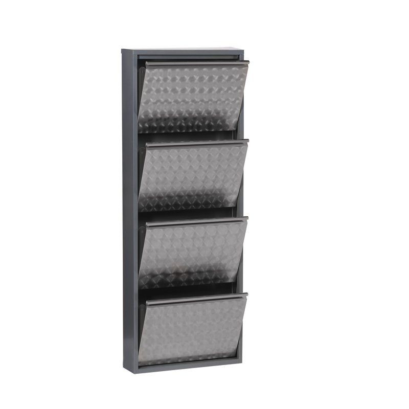 8 Pair Flip Down Shoe Storage