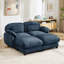 Canapé 2 places Cloud Feel avec repose-pieds amovible, ensemble de canapé modulaire en chenille douillet-669506553