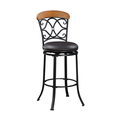 Chaise de salle à manger pivotante en similicuir 1 pièce