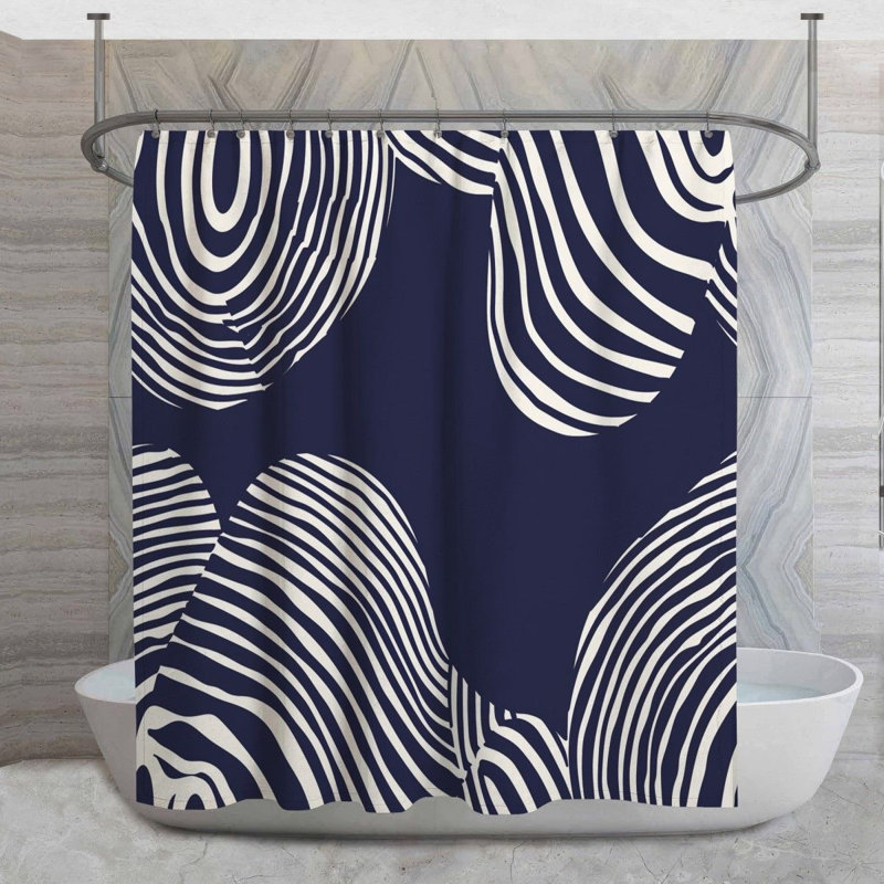 Rideau de douche Hildana, H 73 po x l 70 po
