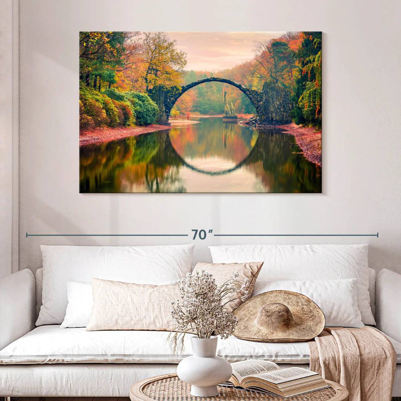 Lilie Devil's Bridge In Germany, 32" H x 48" W