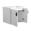 Meuble-lavabo simple 23,8 po avec plateau en céramique Khwaish-47506184