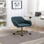 Chaise de bureau rotative à hauteur ajustable 360 ° avec pieds en métal doré et roue universelle pour l'intérieur-522482944