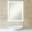 Miroir mural non biseauté blanc-1293271126