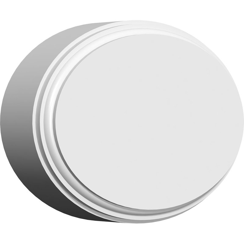Rosette standard Dalton avec bord biseauté, H 3,25 po x l 5 po x P 1 po