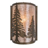 Rustic Lodge 1 - Light Flush Mounted Sconce