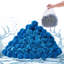 Boules de filtre de piscine pour pompe à filtre à sable, piscine, 3,1 lb, bleu