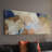 Apricot Navy Swirl II- Gallery Wrapped Canvas -Ready to Hang-107468372