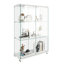 Vitrine moderne en verre avec lumières DEL