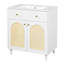 Meuble-lavabo 30 po Boho-Chic Rattan-1995126673
