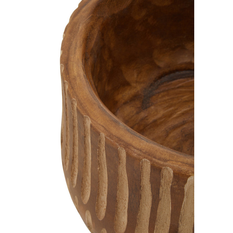 Issa Handmade Wood Cachepot
