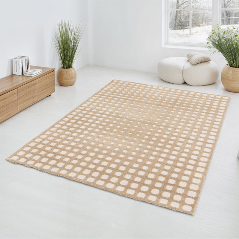 Abstract Area Rug, Rectangle 200 x 290 cm