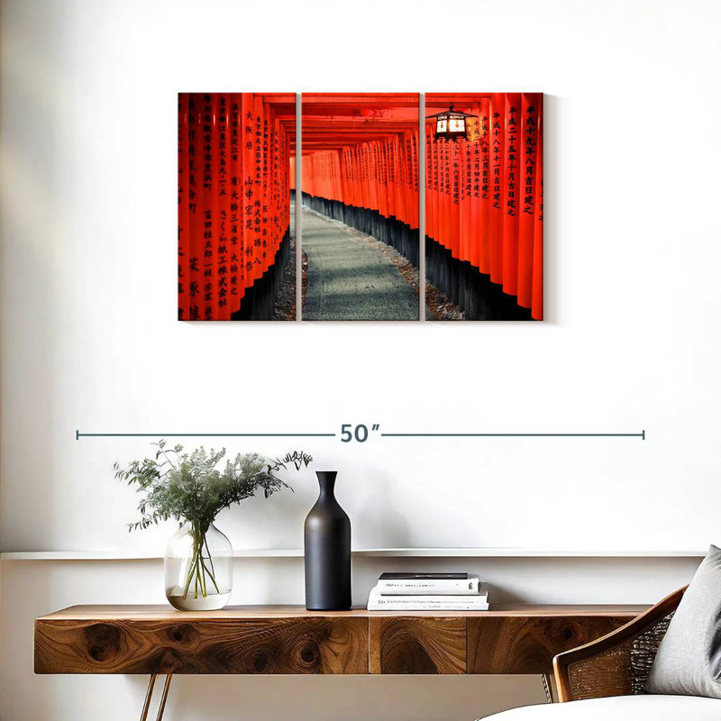 Colonnes Kavia Fushimi Inari, H 20 po x l 33 po