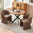 Alana 37-Inch Round Table With Armchairs-106912977