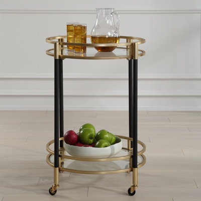 Chariot-bar rond Christina